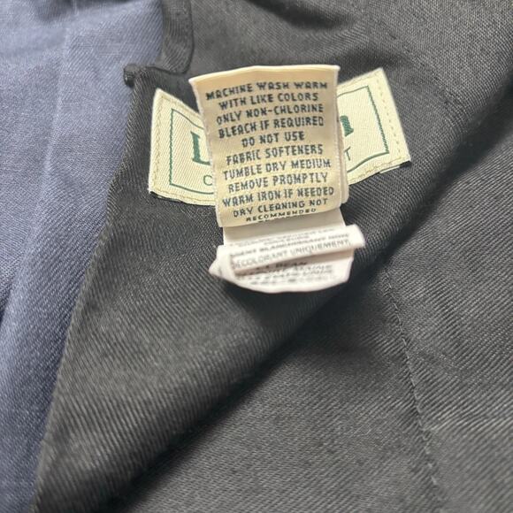 L.L. Bean Mens Comfort Waist Cotton Chino Hiking Shorts Size 40 Navy Blue - Picture 5 of 8